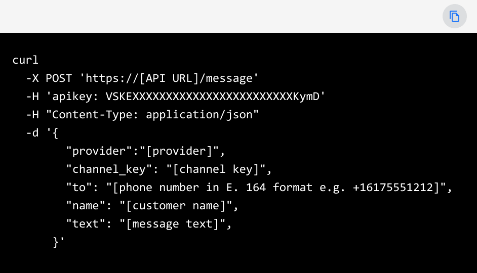 API